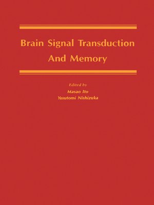 cover image of Brain Signal Transduction and Memory